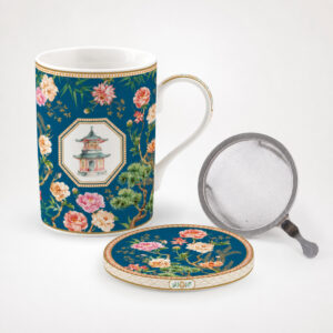 Mug 350ml avec couvercle et infuseur Jardins d&rsquo;Orient