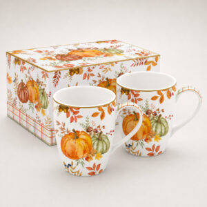 set 2 mugs 350ml harvest