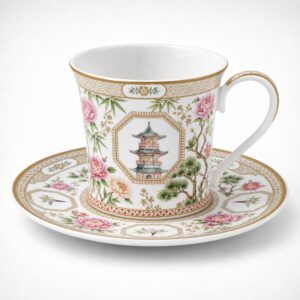 Tasse + soucoupe 200ml Jardins d&rsquo;Orient