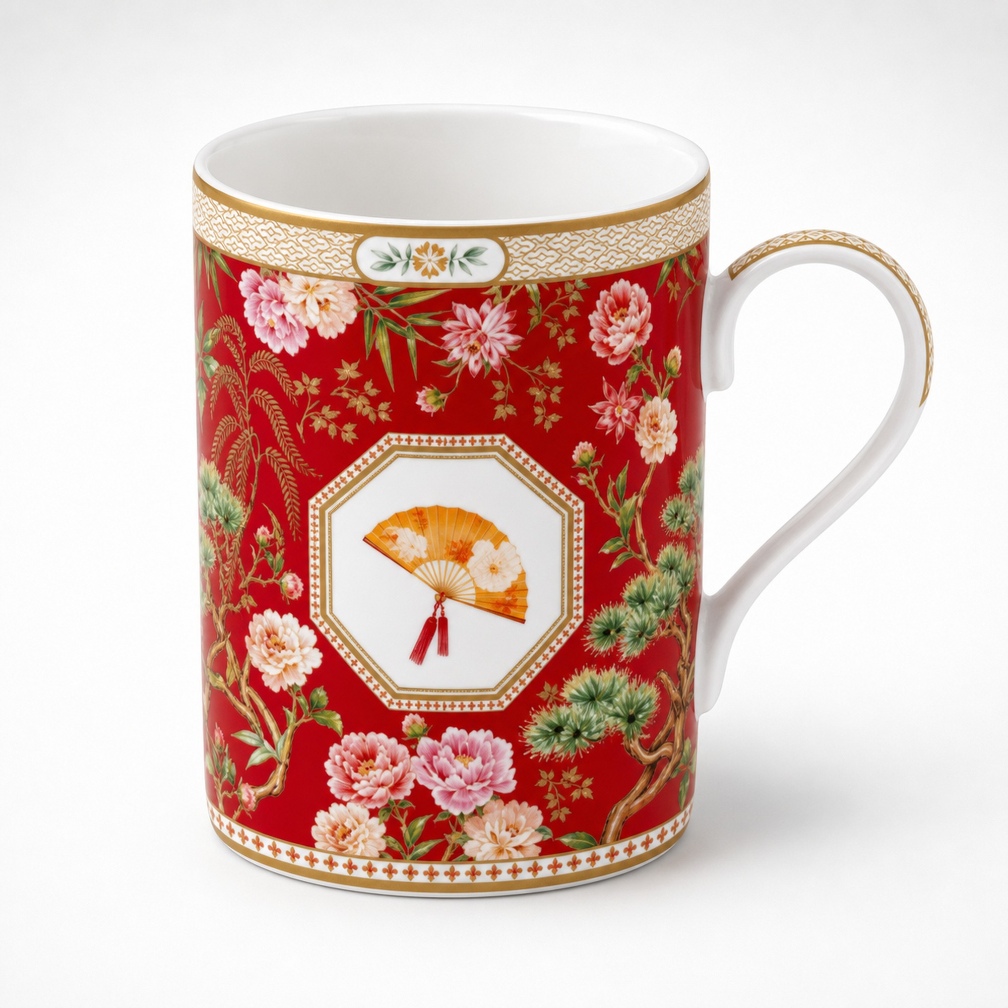 set 2 mugs 350ml avec boîte à thé jardins d'orient Set 2 mugs 350ml avec boîte à thé Jardins d’Orient — vue 3