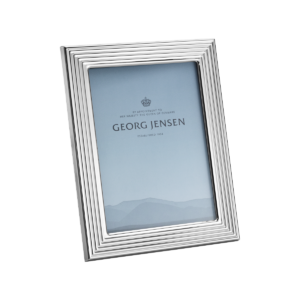 Cadre photo Georg Jensen Bernadotte Medium 13x18 cm en acier inoxydable poli miroir