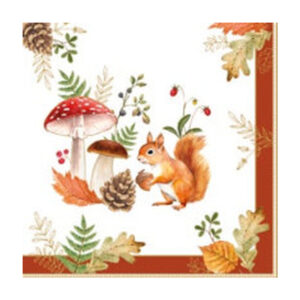 Pack 20 serviettes papier 33×33 Autumn Breeze