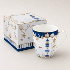 Mug 350ml Blue Lighthouse