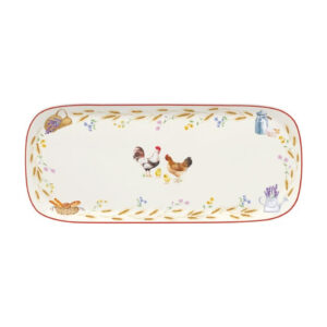 Plat de service 40 x 17,5 cm Country Life