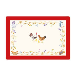 Plat de service rectangulaire 26 x 12 cm Country Life