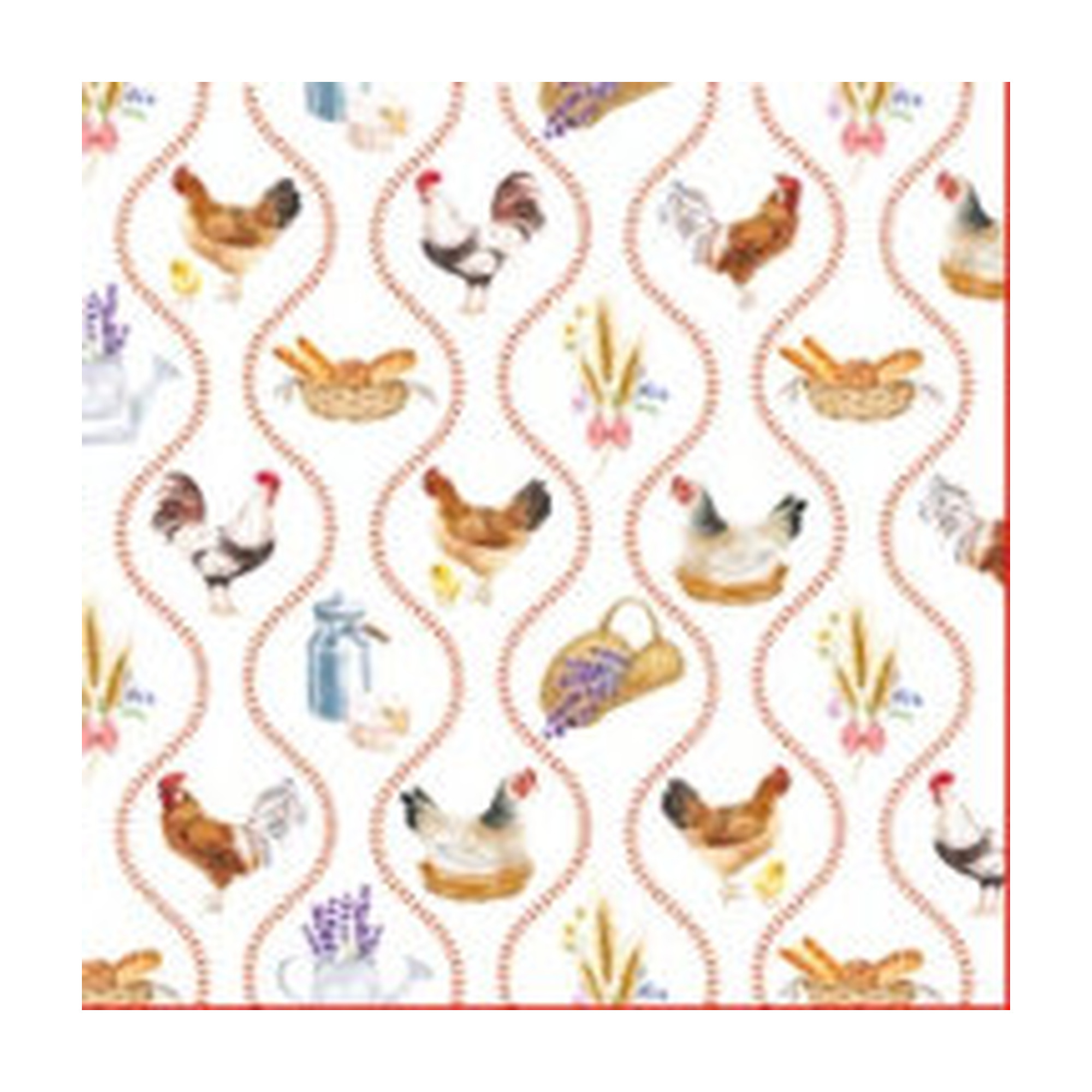 pack 20 serviettes papier 33 x 33 cm country life Pack 20 serviettes papier 33 x 33 cm Country Life