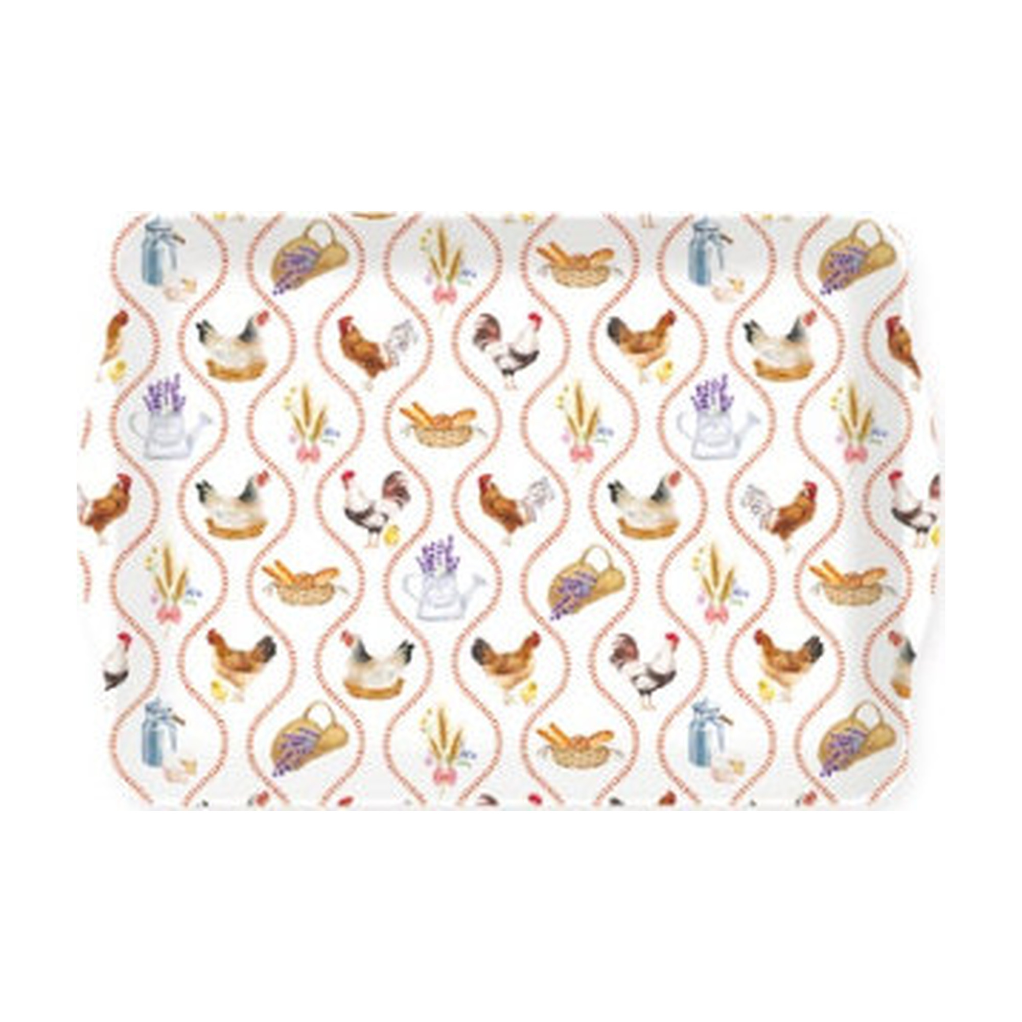 plat de service rectangulaire 33 x 22 cm country life Plat de service rectangulaire 33 x 22 cm Country Life