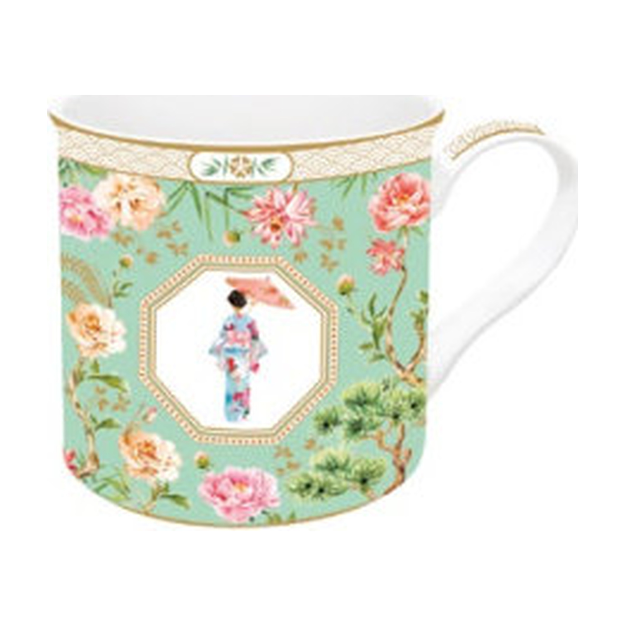 set 4 mugs 300ml jardins d'orient Set 4 mugs 300ml Jardins d’Orient — vue 4