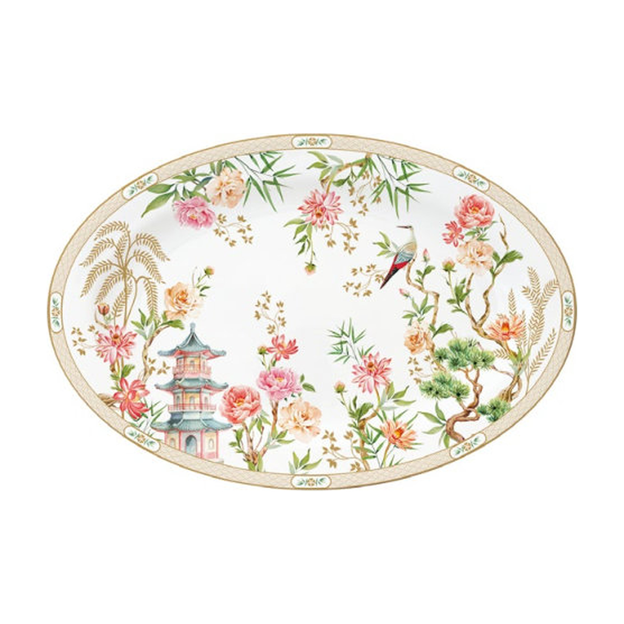 set apéritif 4 bols + plateau acacia jardins d'orient Set apéritif 4 bols + plateau acacia Jardins d’Orient — vue 4