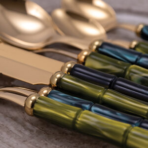 Rivadossi BAMBOO ORO — Service de table 24 pièces
