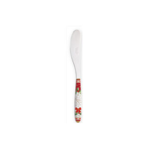 Couteau à beurre manche décoré porcelaine — collection Héritage Christmas Easy Life
