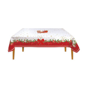 Nappe 12 personnes 100% coton 145x250 cm — collection Héritage Christmas Easy Life