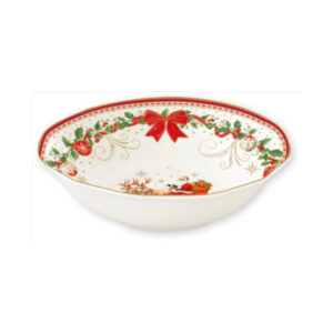 Assiette creuse en porcelaine Ø20 cm — collection Héritage Christmas Easy Life
