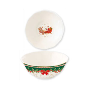 Bol en porcelaine Ø16 cm — collection Héritage Christmas Easy Life