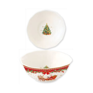 Bol en porcelaine Ø20 cm — collection Héritage Christmas Easy Life