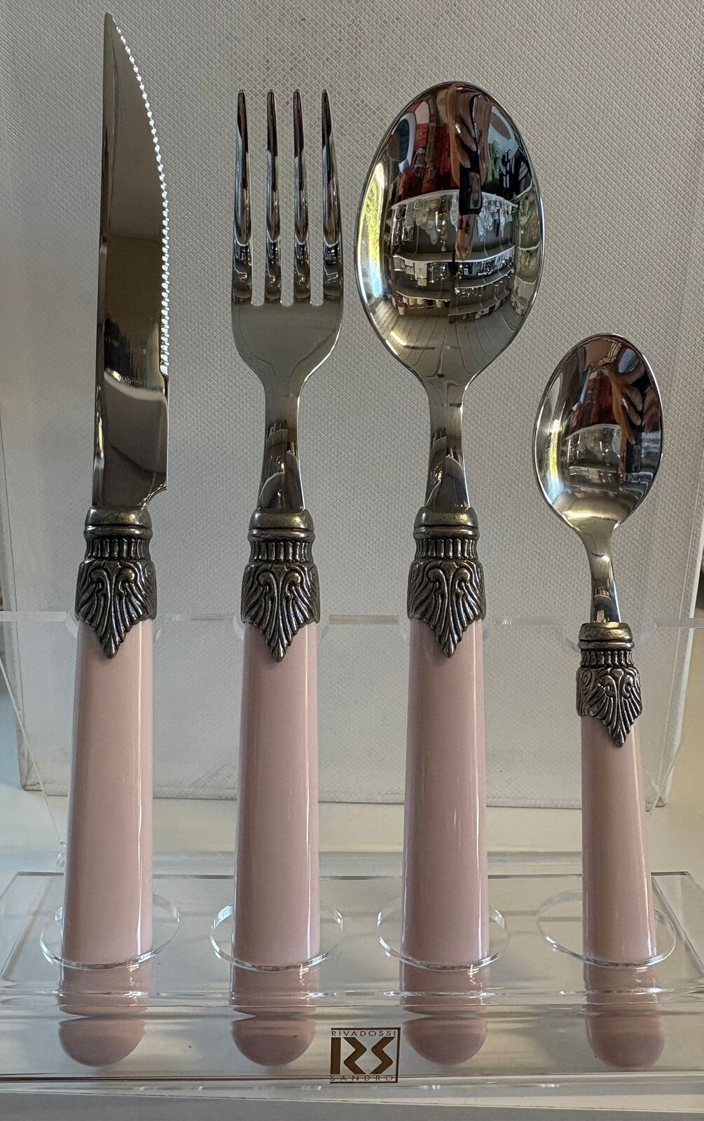 Couverts Rivadossi Classic manche rose