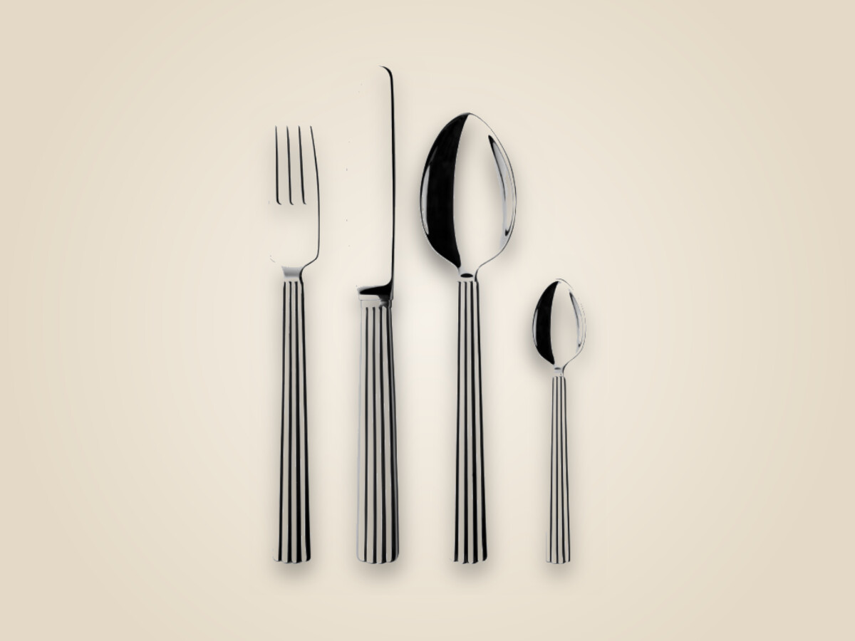 Ménagère de couverts Georg Jensen Bernadotte en inox