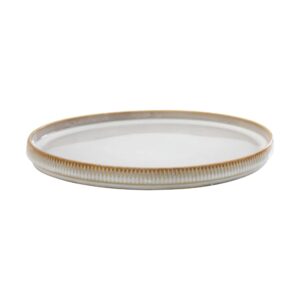 Assiette plate Domus en grès beige - Ø26 cm - Easy Life