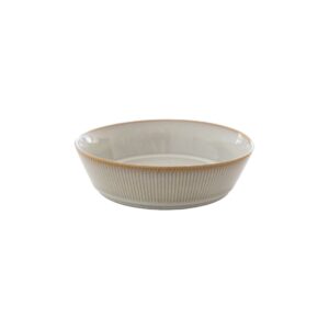 Assiette creuse Domus en grès beige - Ø21 cm - Easy Life