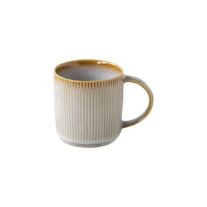 Mug Domus en grès beige - 320 ml - Easy Life