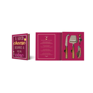 Coffret Vin & Fromage Gift Novels - 4 pièces - Easy Life