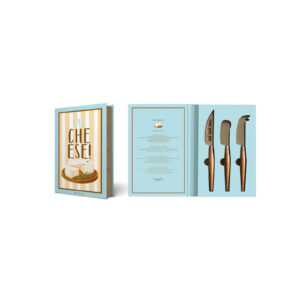 Coffret Fromage Gift Novels - 2 Couteaux & Tartineur - Easy Life
