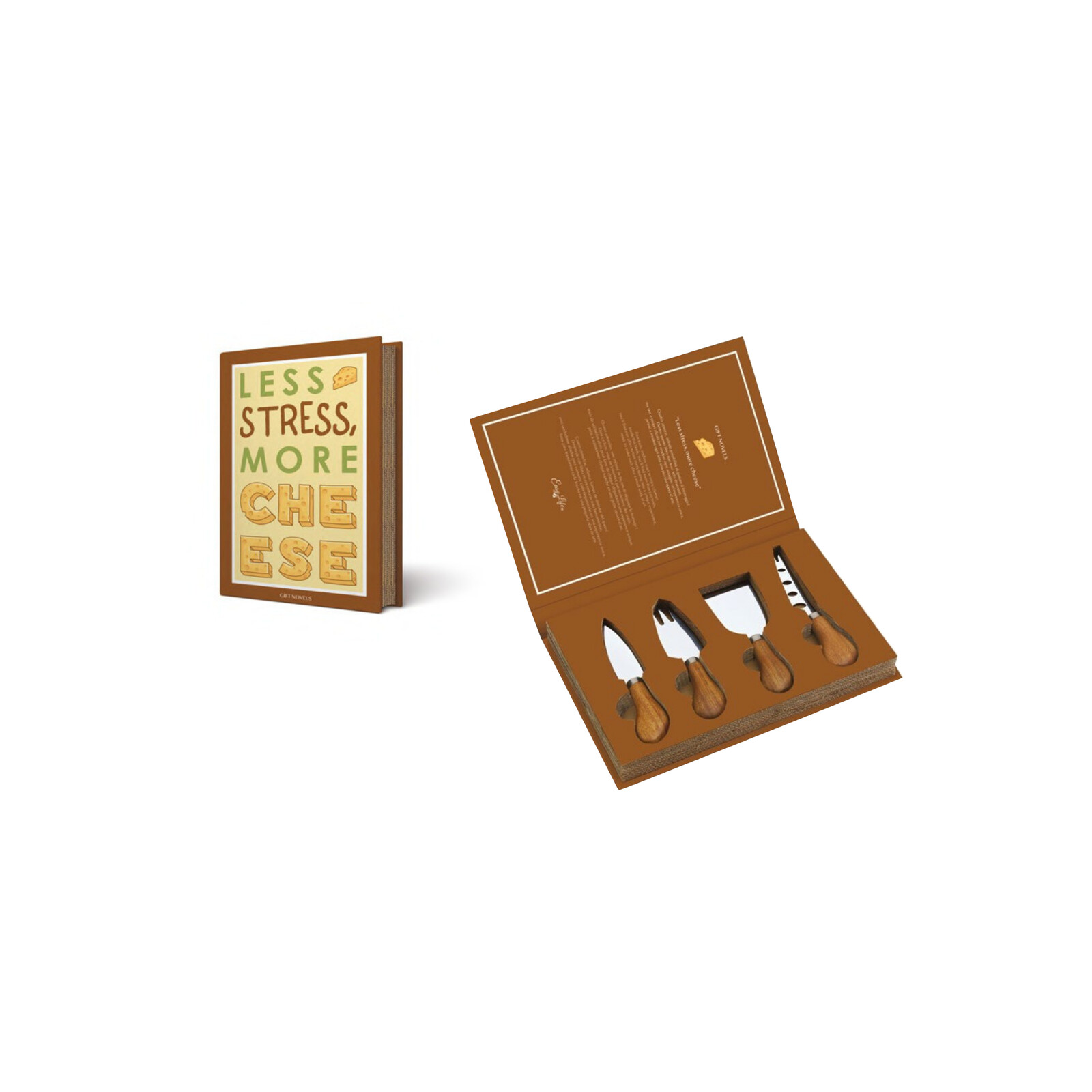 Coffret Fromage Gift Novels - 4 Couteaux - Easy Life