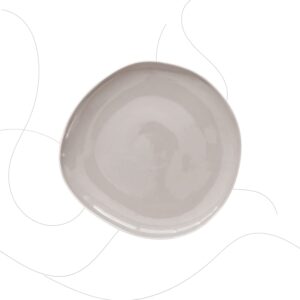 Assiette plate Organica en grès argile - Ø27 cm - Easy Life