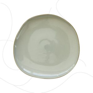 Assiette plate Organica en grès sauge - Ø27 cm - Easy Life