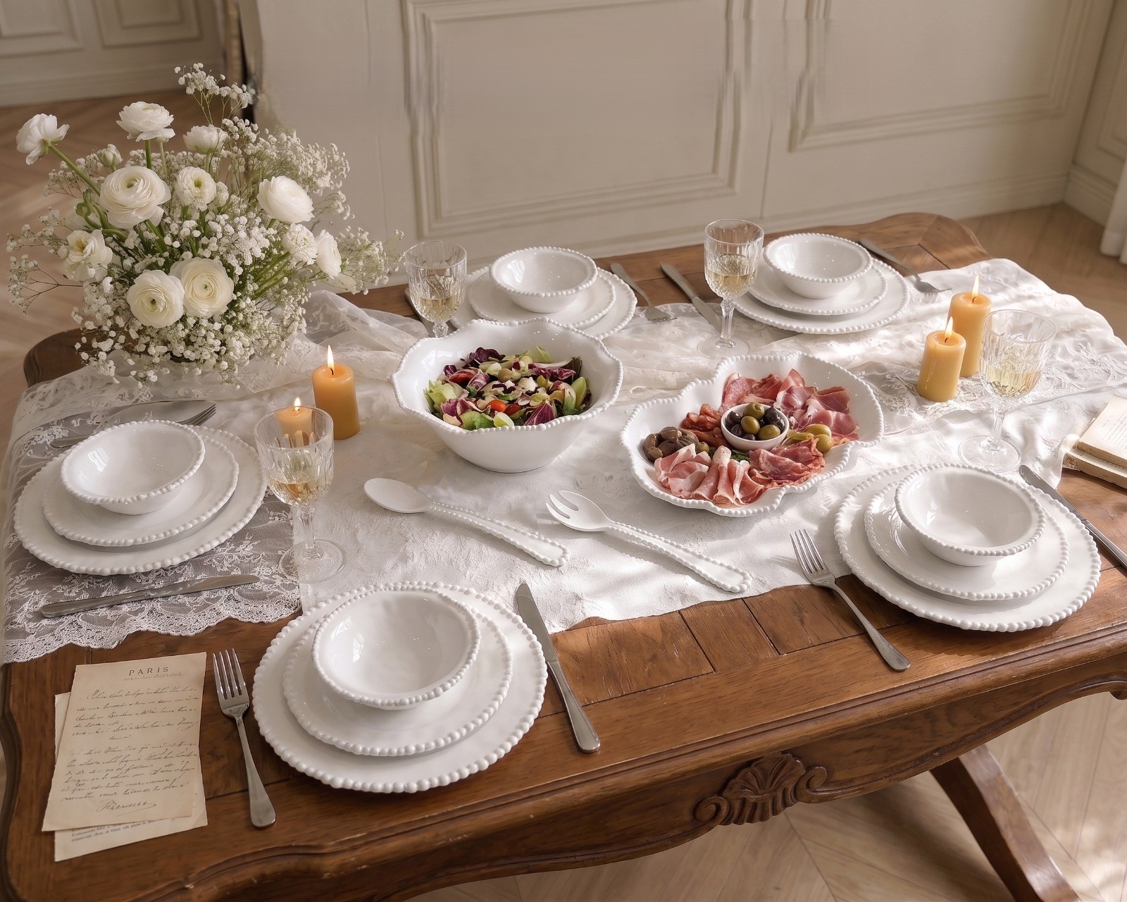Table dressée Dolce Vita