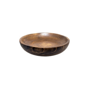 Coupe décorative ronde en bois de manguier 45 cm