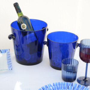 Seau à champagne bleu 4,7 L