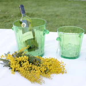 Seau à champagne vert 4,7 L