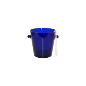 Seau à glaçons bleu avec pince 2,3 L