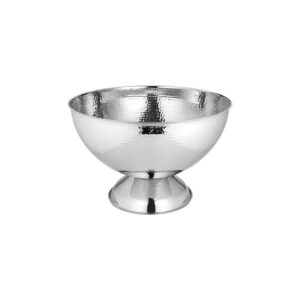 Vasque à champagne martelée sur pied 39 cm