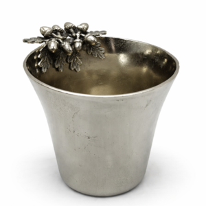 Seau à champagne Noël en nickel 21,5 cm