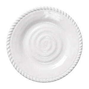 Assiettes à dessert Dolce Mare 23 cm en mélamine blanche - Lot de 6