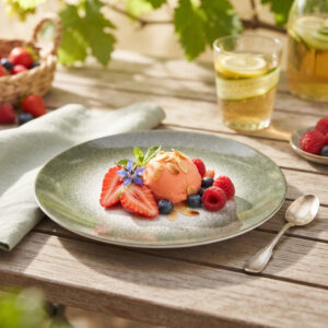 Assiettes à dessert Nature Profonde 20 cm – Lot de 6