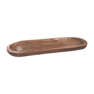 Plateau allongé en bois 58 cm