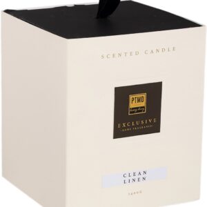 Bougie parfumée PTMD – Beige – 16 x 16 x 19 cm